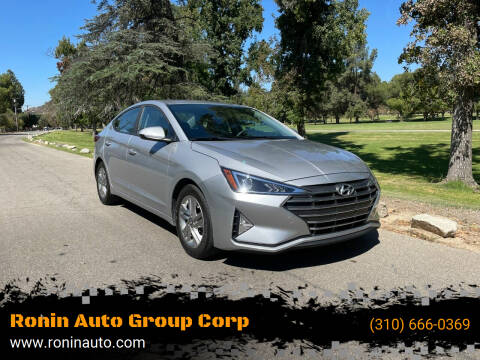 2020 Hyundai Elantra for sale at Ronin Auto Group Corp in Sun Valley CA