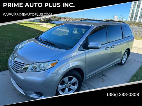 2011 Toyota Sienna for sale at PRIME AUTO PLUS INC. in Daytona Beach FL