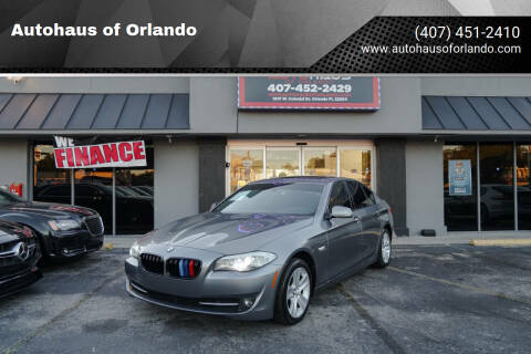 2011 BMW 5 Series for sale at Autohaus of Orlando in Orlando FL