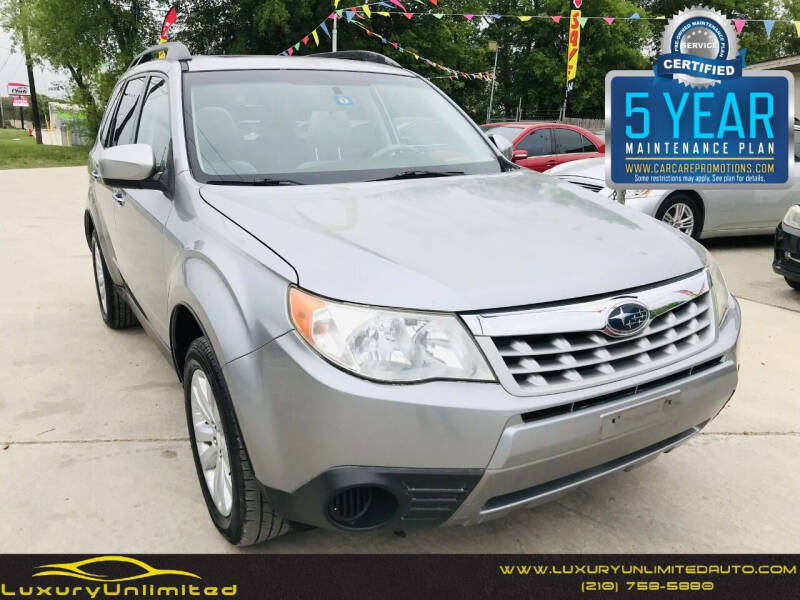 2011 Subaru Forester for sale at LUXURY UNLIMITED AUTO SALES in San Antonio TX