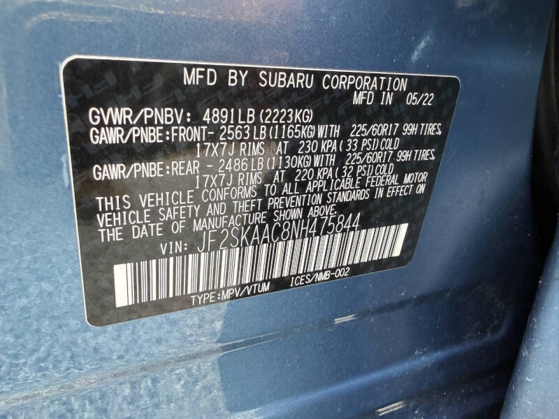 2022 Subaru Forester
