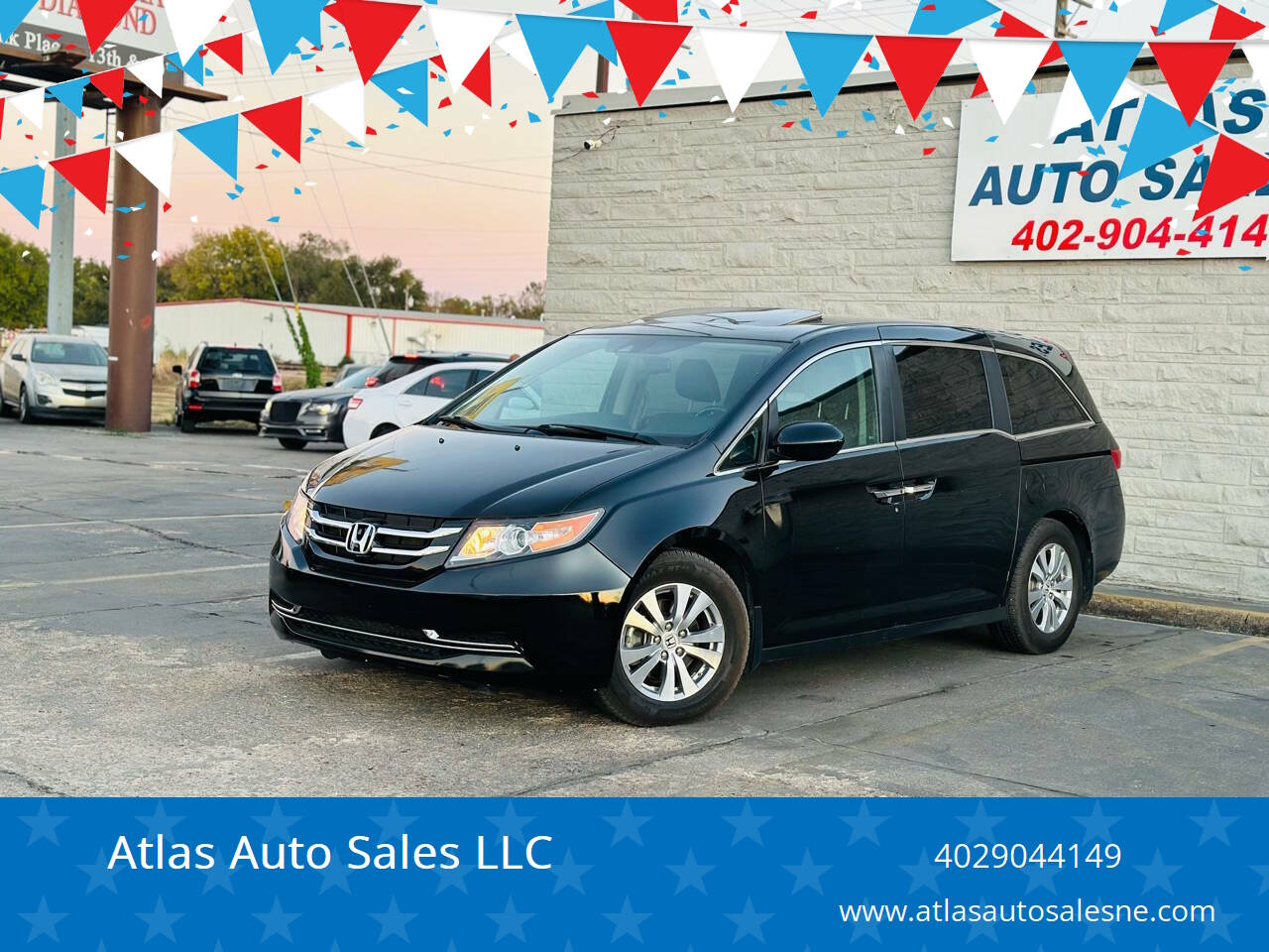 2016 Honda Odyssey for sale at Atlas Auto Sales LLC in Lincoln, NE