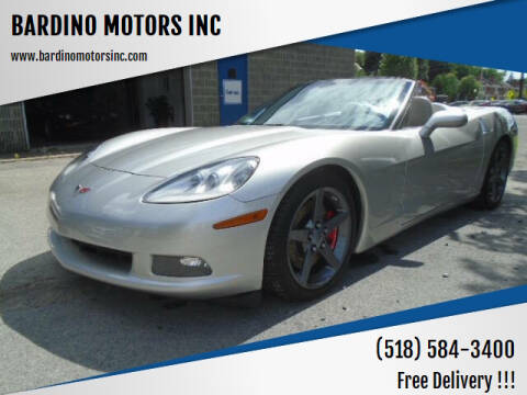 2007 Chevrolet Corvette for sale at BARDINO MOTORS INC in Saratoga Springs NY