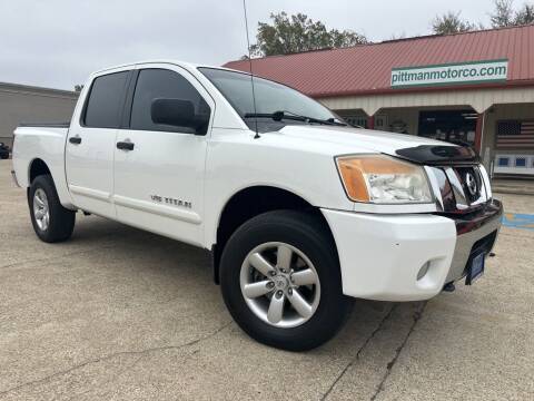 2012 Nissan Titan for sale at PITTMAN MOTOR CO in Lindale TX