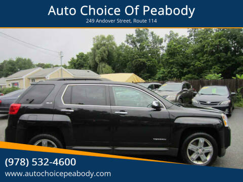 2013 GMC Terrain for sale at Auto Choice Of Peabody in Peabody MA