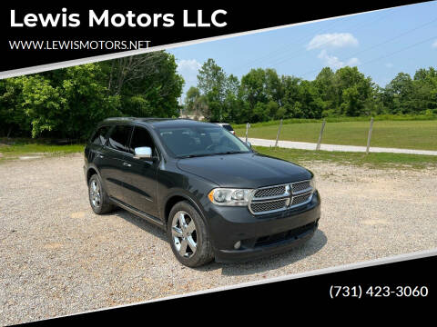 2011 Dodge Durango for sale at Lewis Motors LLC in Jackson TN
