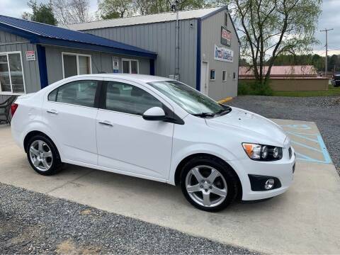 2015 Chevrolet Sonic for sale at NORTH 36 AUTO SALES LLC in Brookville PA