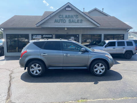 2007 Nissan Murano for sale at Clarks Auto Sales in Middletown OH