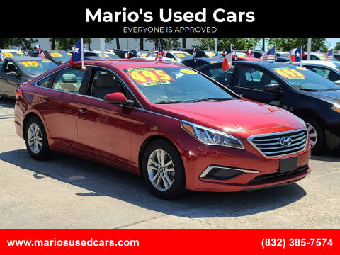 Hyundai Sonata For Sale in Houston, TX - Mario's Used Cars