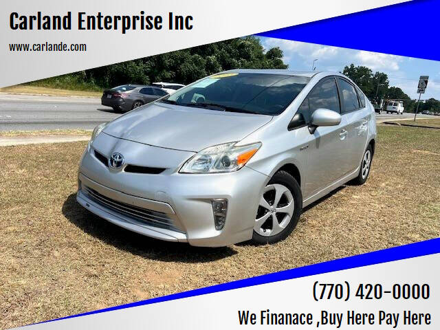 2015 Toyota Prius for sale at Carland Enterprise Inc in Marietta GA