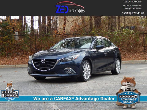 2014 Mazda MAZDA3 for sale at Zed Motors in Raleigh NC