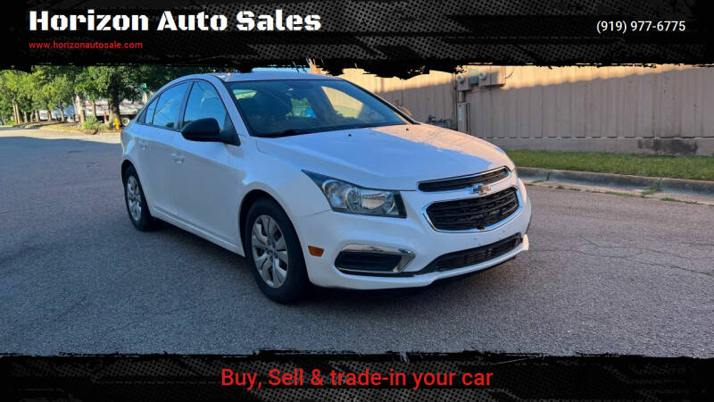 2015 Chevrolet Cruze for sale at Horizon Auto Sales in Raleigh NC