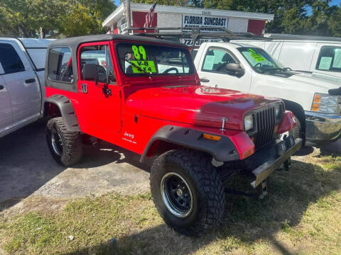 1989 Jeep Wrangler for sale at Florida Suncoast Auto Brokers in Palm Harbor FL