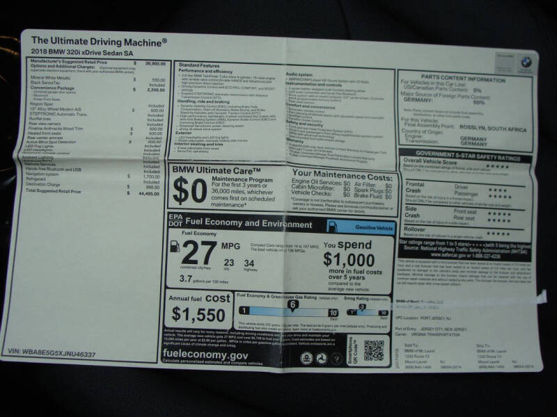 2018 BMW 3 Series 320i xDrive