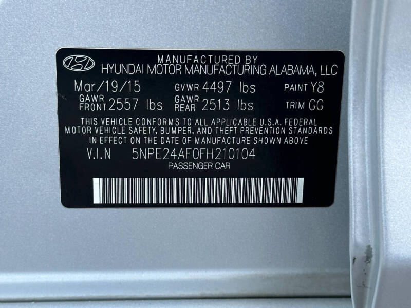 2015 Hyundai Sonata SE