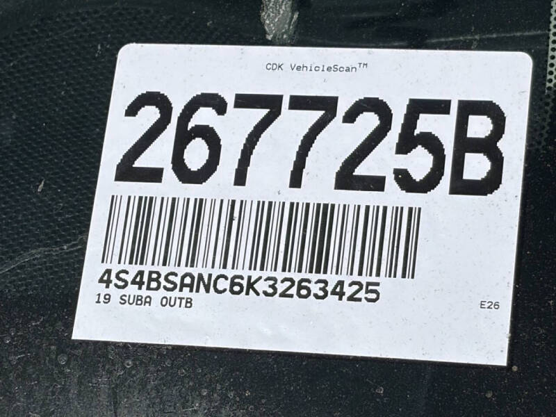 2019 Subaru Outback 2.5i Limited