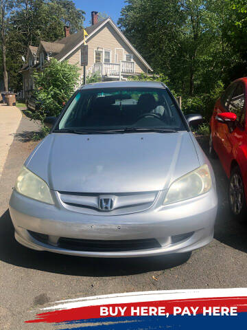 2005 Honda Civic for sale at MILL STREET AUTO SALES LLC in Vernon CT