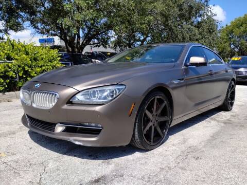 2013 BMW 6 Series for sale at Auto World US Corp in Plantation FL