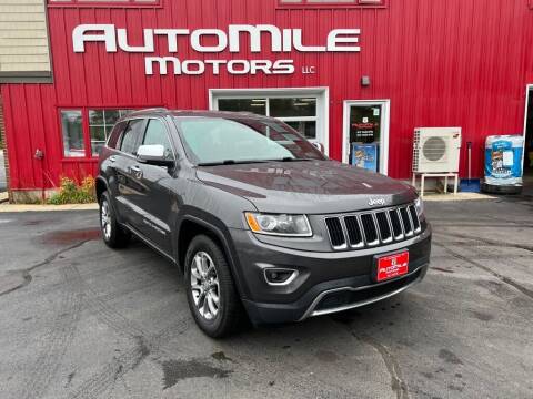 2015 Jeep Grand Cherokee for sale at AUTOMILE MOTORS in Saco ME