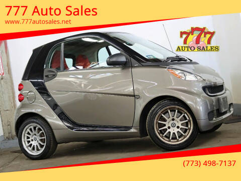 2011 Smart fortwo for sale at 777 Auto Sales in Bedford Park IL