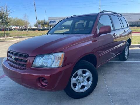 2003 Toyota Highlander for sale at TWIN CITY MOTORS in Houston TX