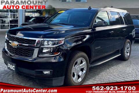 2017 Chevrolet Tahoe for sale at PARAMOUNT AUTO CENTER in Downey CA
