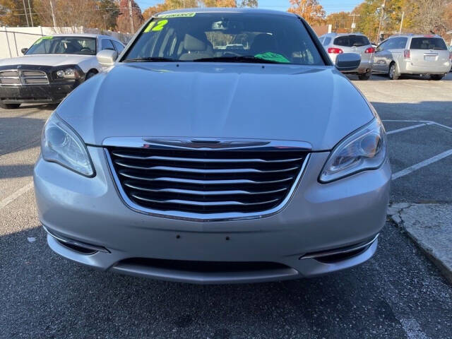 2012 Chrysler 200 for sale at Paragon Auto Sales & Service, INC. in Greensboro, NC