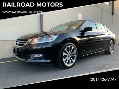 2013 Honda Accord for sale at RAILROAD MOTORS in Hasbrouck Heights NJ