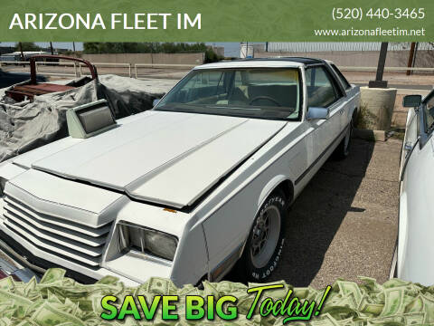 1982 Dodge Mirada for sale at ARIZONA FLEET IM in Tucson AZ