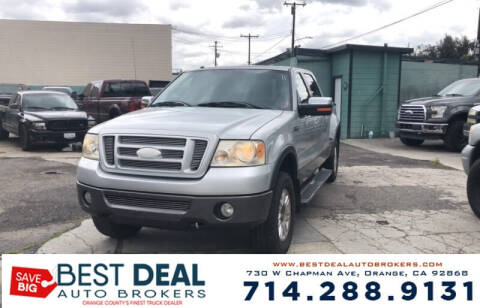 2008 Ford F-150 for sale at Best Deal Auto Brokers in Orange CA