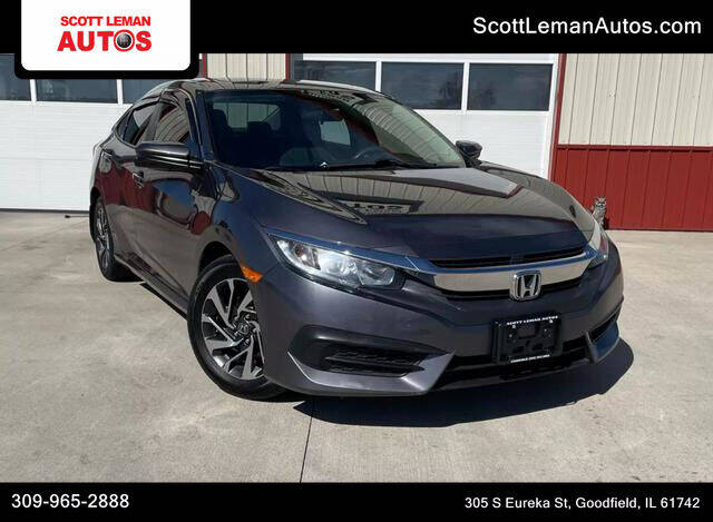 2016 Honda Civic for sale at SCOTT LEMAN AUTOS in Goodfield IL