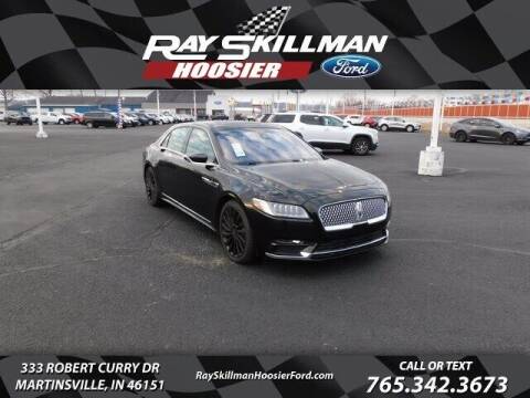 2018 Lincoln Continental for sale at Ray Skillman Hoosier Ford in Martinsville IN