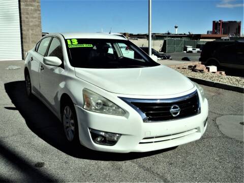 2013 Nissan Altima for sale at DESERT AUTO TRADER in Las Vegas NV