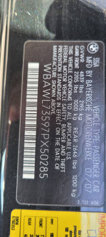 2007 BMW 3 Series 335i