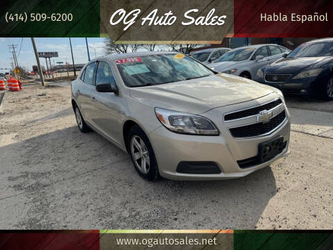 2013 Chevrolet Malibu for sale at OG Auto Sales in Milwaukee WI