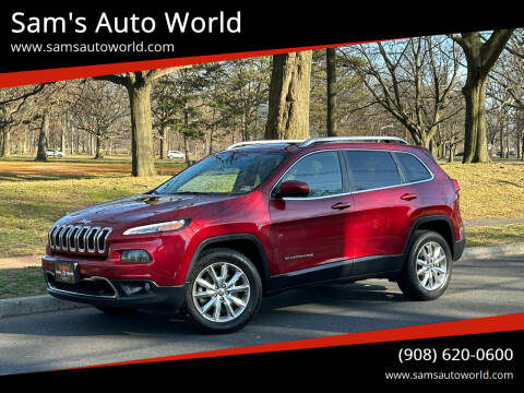 2015 Jeep Cherokee for sale at Sam's Auto World in Roselle NJ