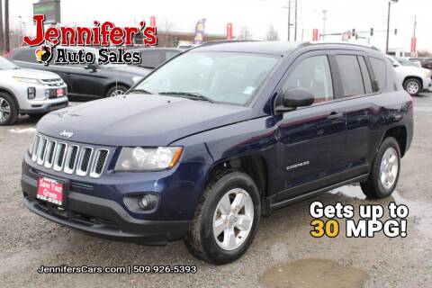 2014 Jeep Compass for sale at Jennifer's Auto Sales in Spokane Valley WA