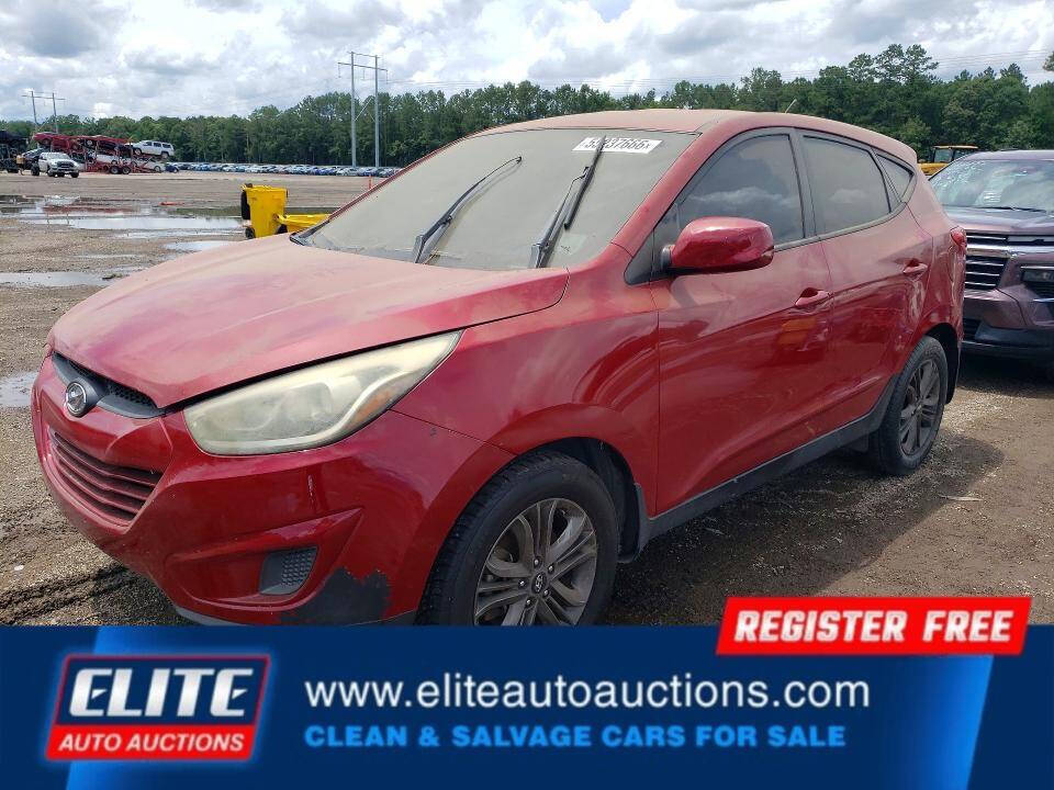 Dk. Red 2014 Hyundai TUCSON GLS GLS 4dr SUV 1