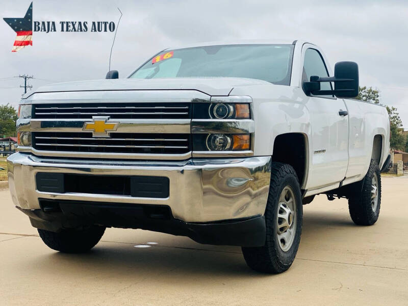 2016 Chevrolet Silverado 2500HD for sale at Baja Texas Auto in Mansfield TX