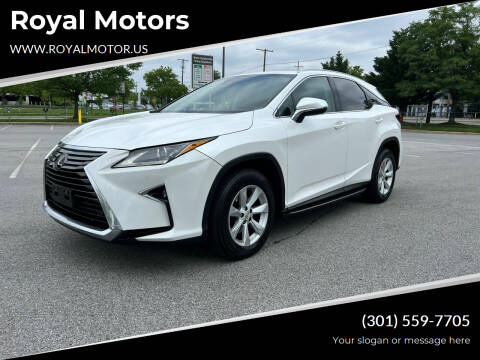 2017 Lexus RX 350 for sale at Royal Motors in Hyattsville MD