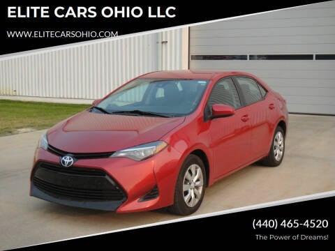 2019 Toyota Corolla for sale at ELITE CARS OHIO LLC in Solon OH