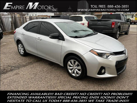 2016 Toyota Corolla for sale at Empire Motors LTD in Cleveland OH