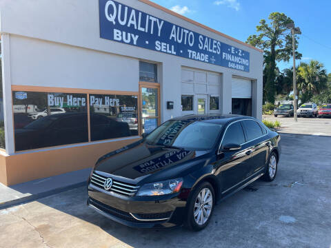 2012 Volkswagen Passat for sale at QUALITY AUTO SALES OF FLORIDA in New Port Richey FL