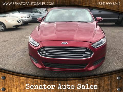 2014 Ford Fusion for sale at Senator Auto Sales in Wayne MI