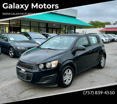 2012 Chevrolet Sonic for sale at Galaxy Motors in Norfolk VA