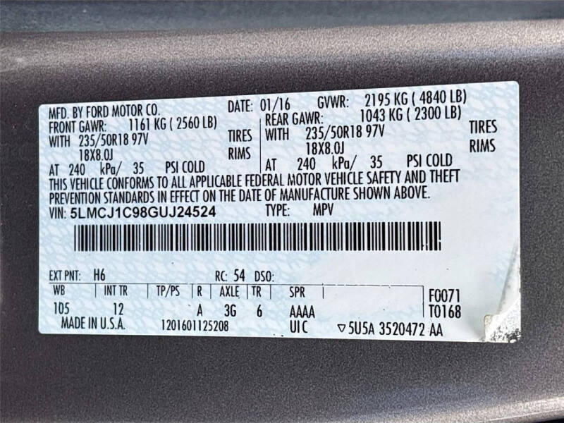 2016 Lincoln MKC Premiere