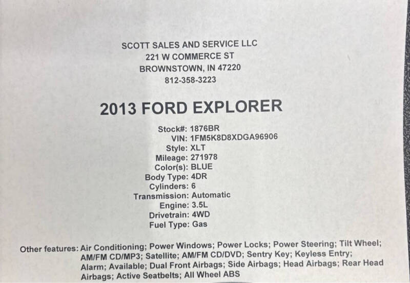 2013 Ford Explorer XLT
