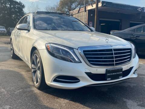 2014 Mercedes-Benz S-Class for sale at Texas Luxury Auto in Houston TX
