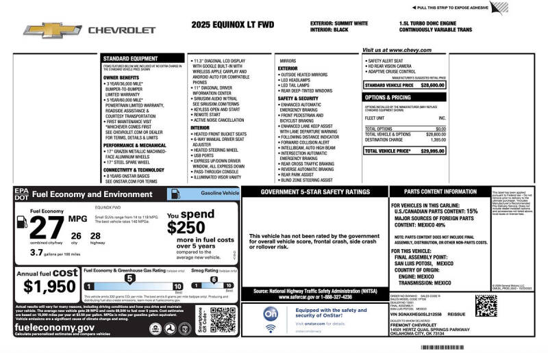 2025 Chevrolet Equinox LT