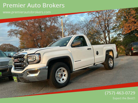 2016 GMC Sierra 1500 for sale at Premier Auto Brokers in Virginia Beach VA